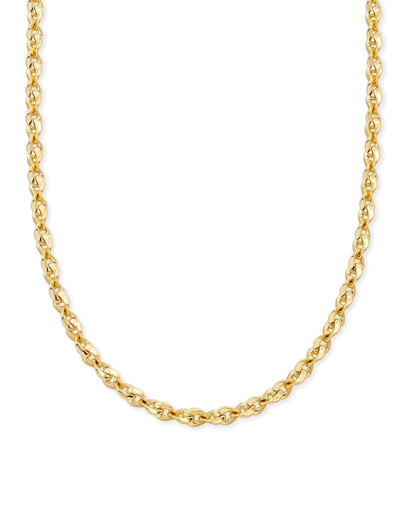 Carver Chain Necklace in Gold image number 0